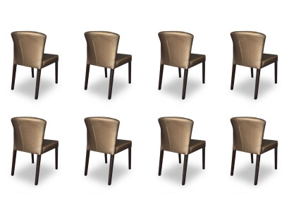 8x Stühle Stuhl Polster Design Lehn Garnitur Sessel Komplett Modernes Set Neu